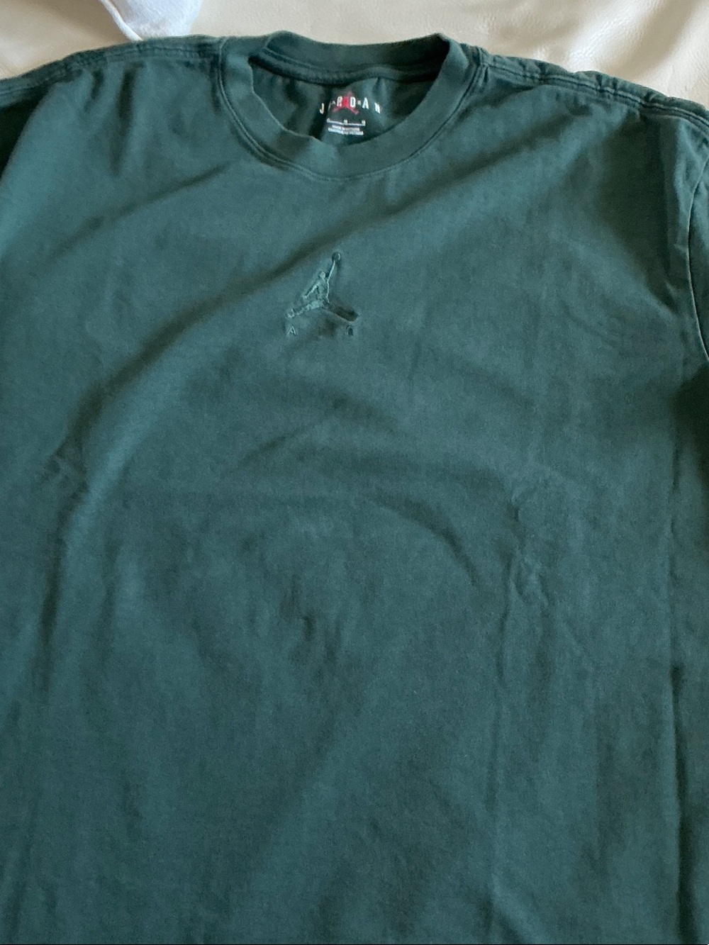 Jordan Short-Sleeve Crewneck Tee in Forest Green